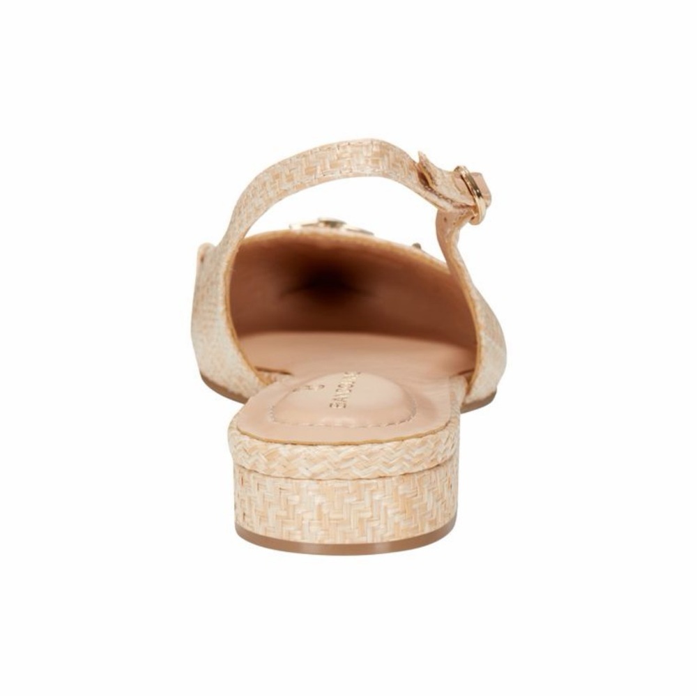 Bandolino Women's Alex Flat, Light Natural 111, Size 7.5- New in Box- sling back - Picture 14 of 14